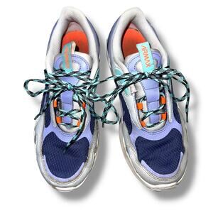 Nike Air Max Bolt Girls Tennis Shoes Sneakers Lace Up Blue Purple Teal Orange 5Y